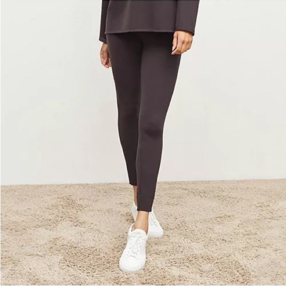 *MM LAFLEUR* Dark Gray High-Waisted Harrington Legging Pants Size 10
